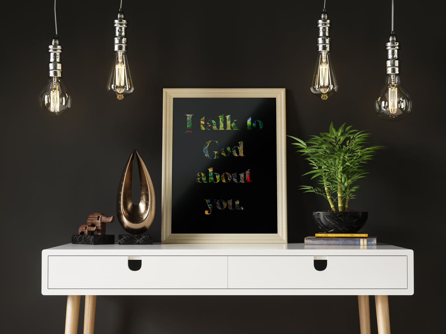 Limited Edition Print I TALK TO GOD ABOUT YOU #1