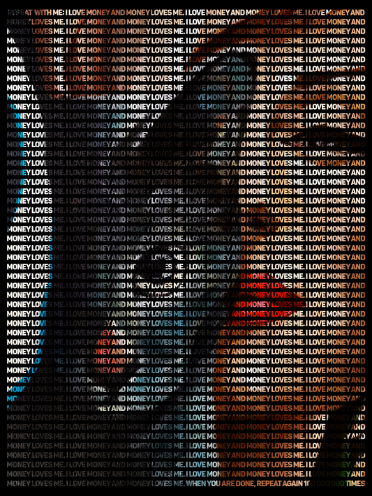 Limited Edition Print MARILYN LOVES MONEY AND MONEY LOVES ME