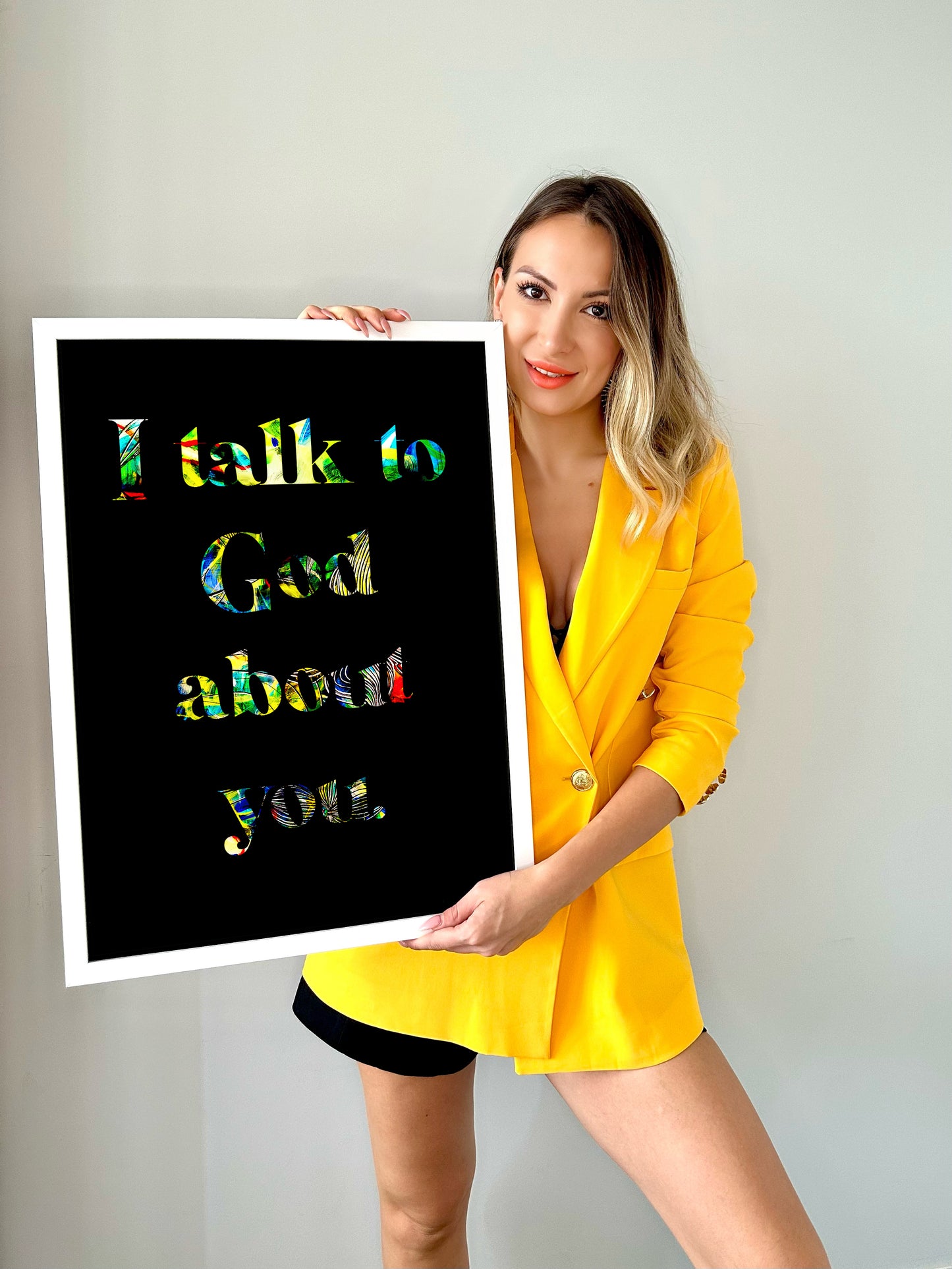 Limited Edition Print I TALK TO GOD ABOUT YOU #1
