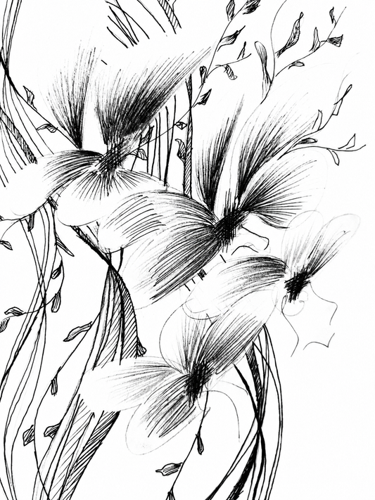 Black and white contemporary artwork designed to complement modern residential and commercial interiors.