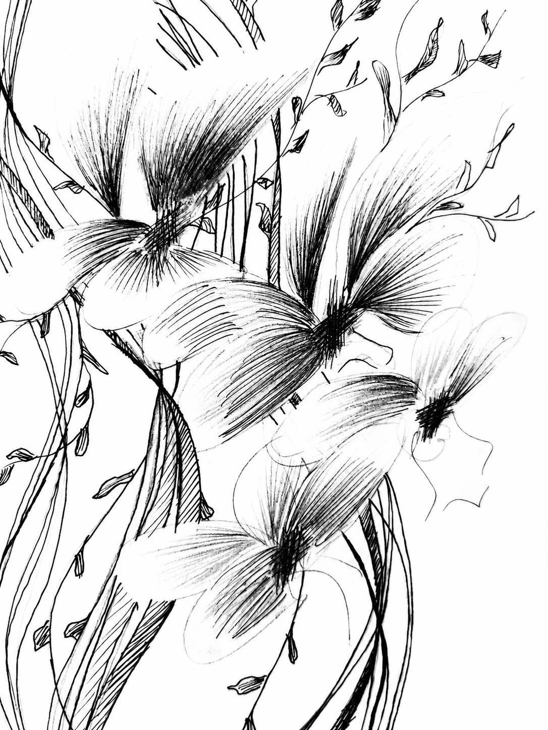 Black and white contemporary artwork designed to complement modern residential and commercial interiors.