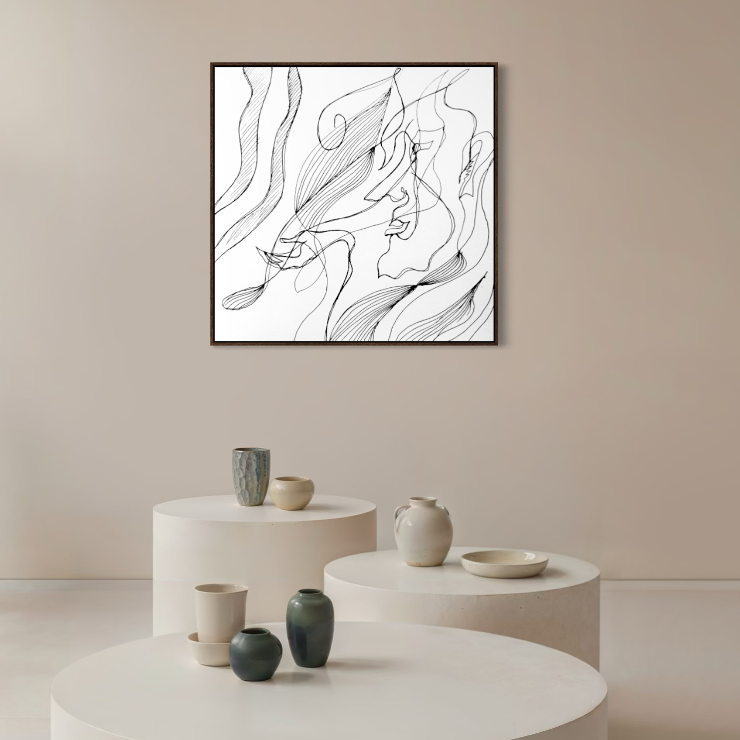 Museum-quality contemporary abstract print from the Fragments of Becoming collection.