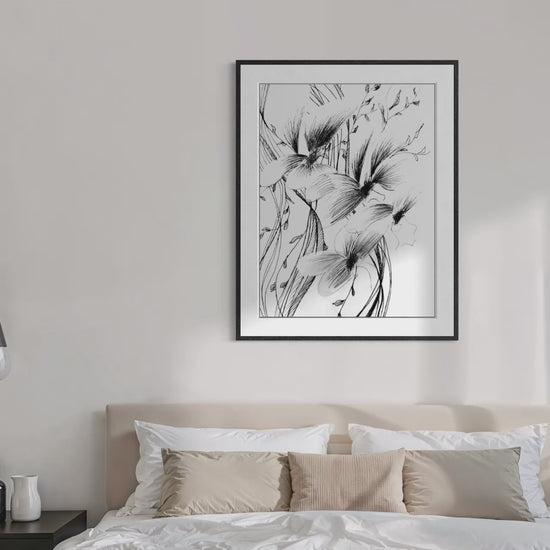 Contemporary wall art from the Fragments of Becoming collection exploring intuition and visual storytelling.