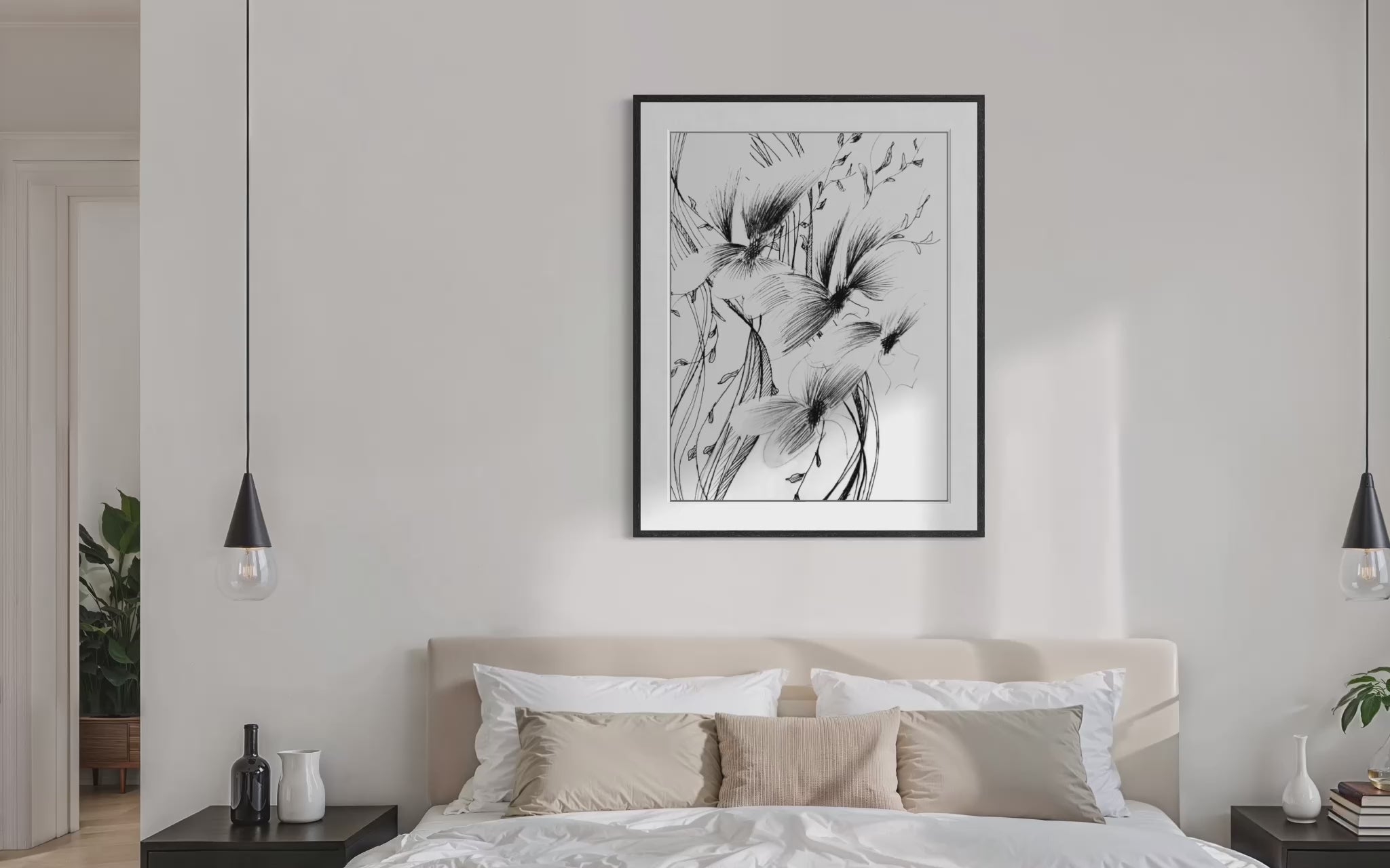 Contemporary wall art from the Fragments of Becoming collection exploring intuition and visual storytelling.